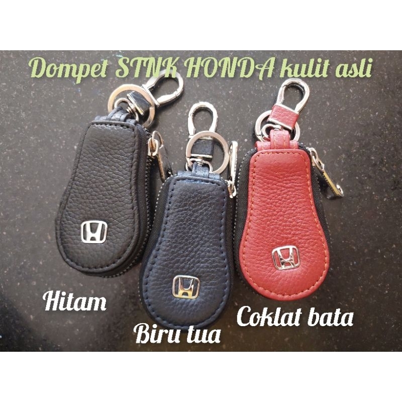 Dompet STNK kulit mobil HONDA /dompet kunci /gantungan kunci