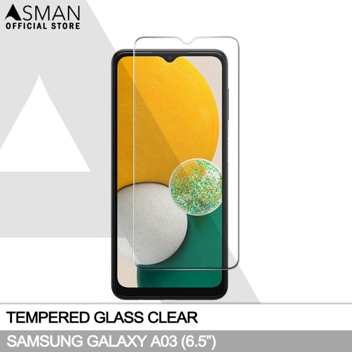 Tempered Glass Samsung Galaxy A03 (6.5&quot;) | Anti Gores Pelindung Layar Kaca - Bening