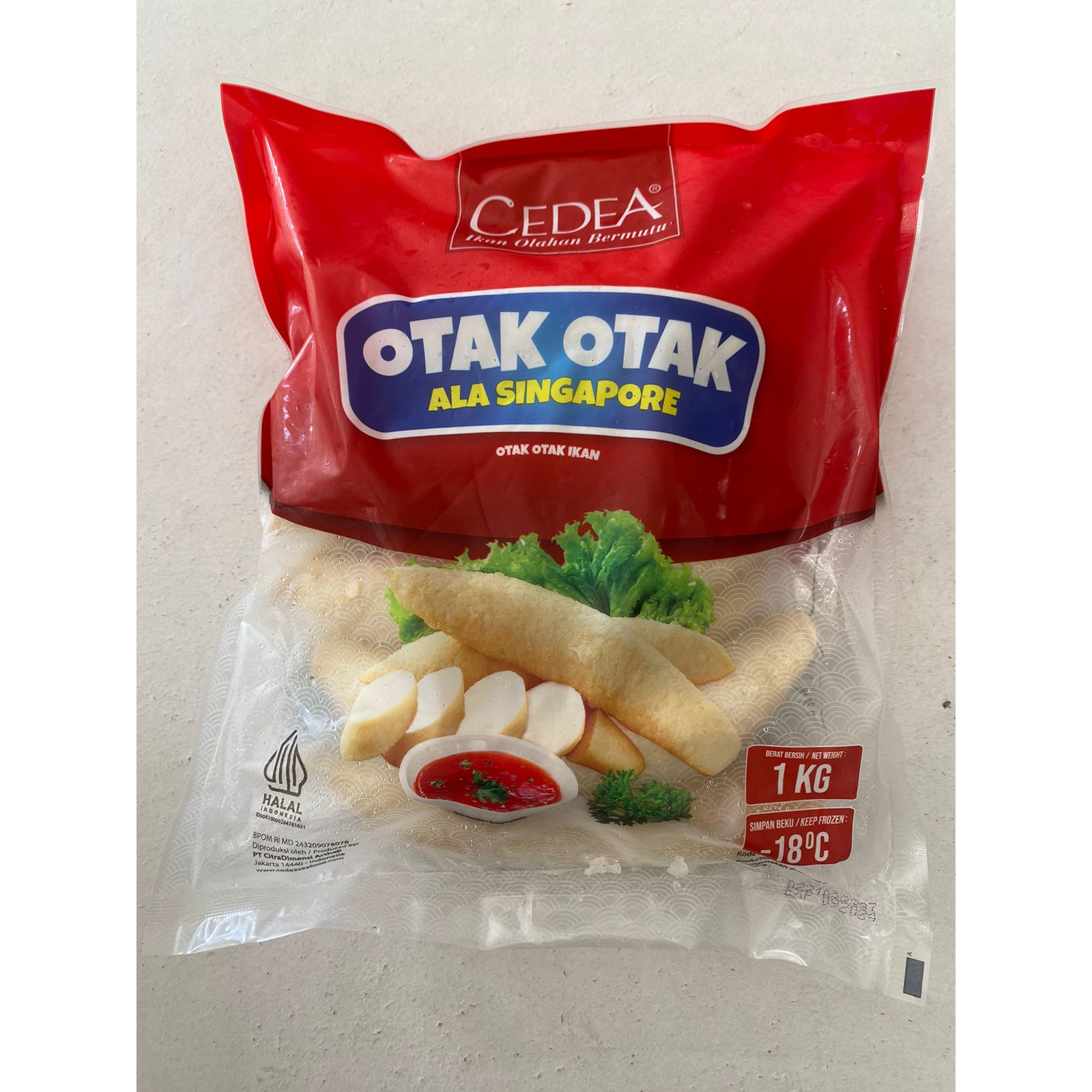 

Otak Otak Ikan Cedea 1 KG