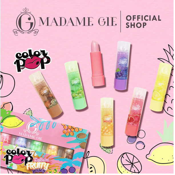 MADAME GIE Lip Balm ❤ jselectiv ❤ Lip Ice (Pelembap Bibir) MADAME GIE - ORI✔️BPOM✔️COD✔️