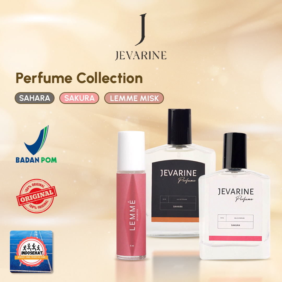 JEVARINE Lemme Misk Sahara Sakura Perfume - Parfum Wangi Bunga Lembut Sahara Sakura Pria Wanita