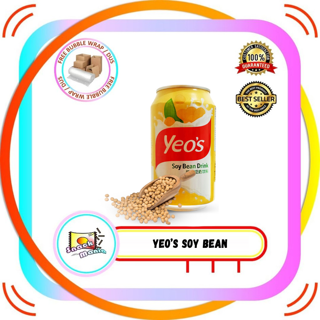 

Yeo's YEOS Soy Bean Drink Can 300 ml Susu Sari Kedelai Tau Cing