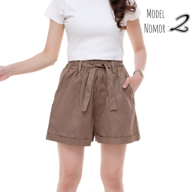 Celana Pendek Hotpant cargo Korea Style