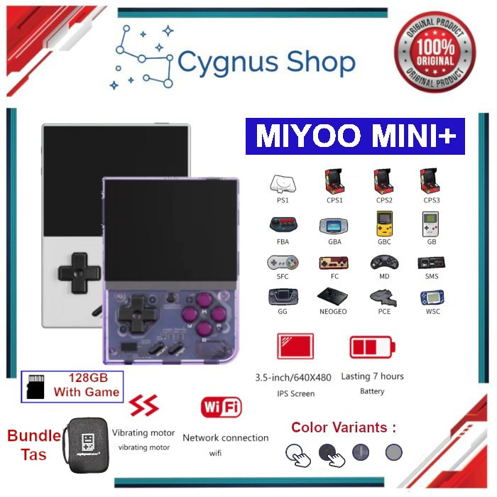 MIYOO MINI+ Plus Portable Retro Handheld Video Game Console Classic Game Player