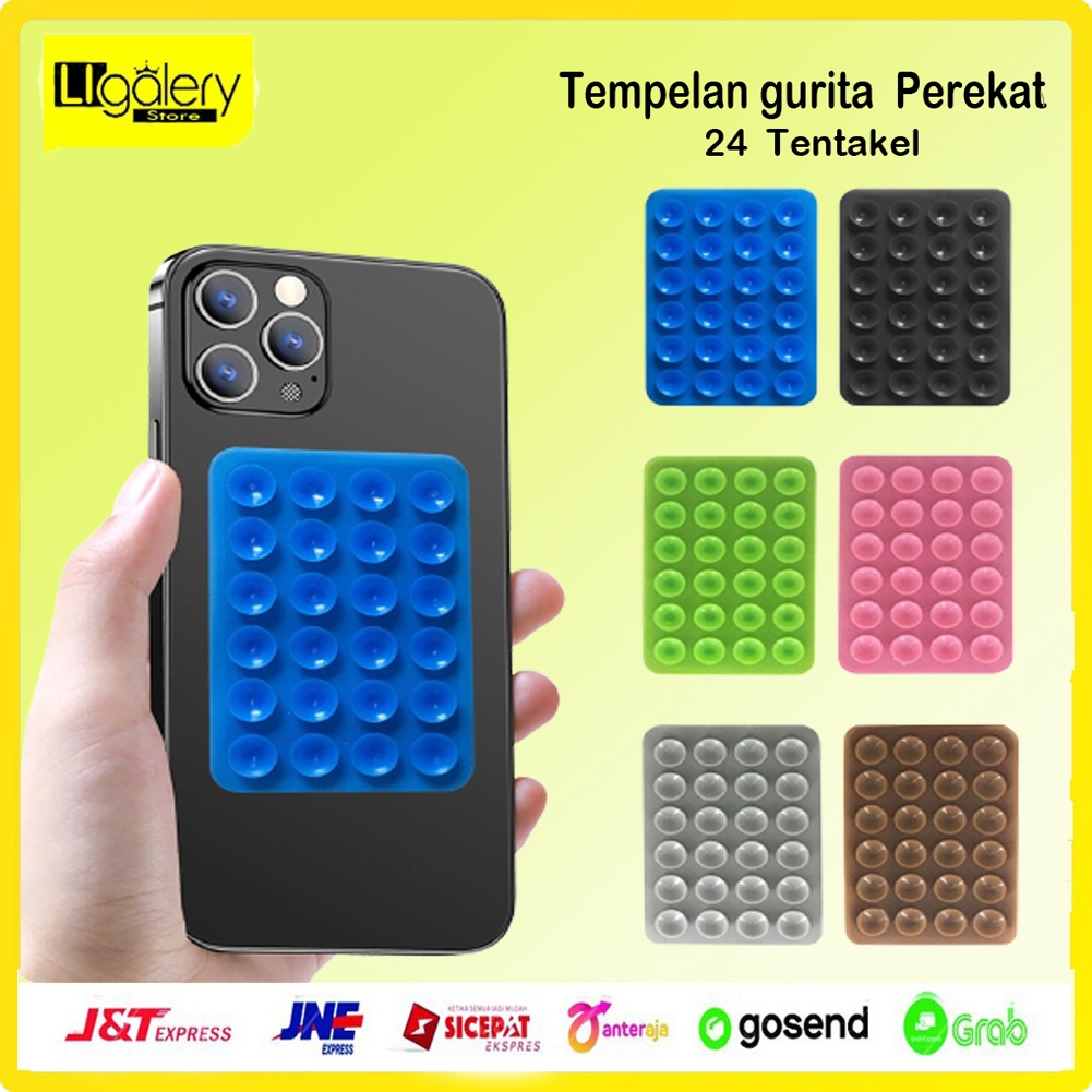 Tempelan Handphone Murah / Gurita Hp / Tentakel Hp / Perekat Hp / Tempelan Gurita Lem 3m