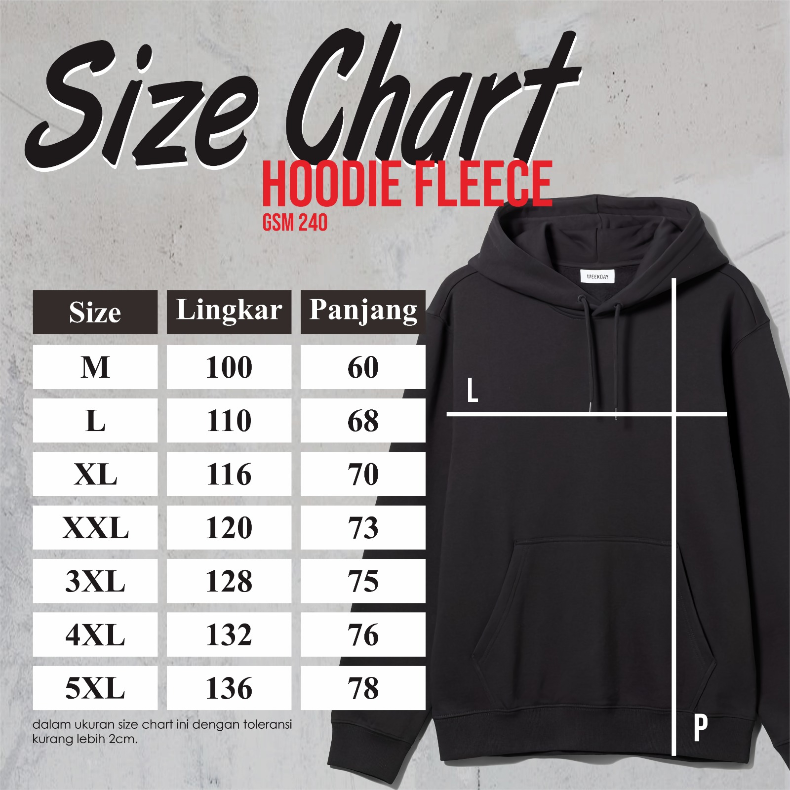 Hoodie Oddayu Korean Style Pria Wanita Unisex Jumbo Sablon Printing Hitam Putih Abu Trend Kekinian