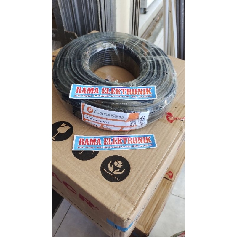 KABEL MIC MICROFON FEDERAL 2X20 ISI 3 STEREO FEDERAL ORIGINAL kabel micropone federal 2x20 100 meter