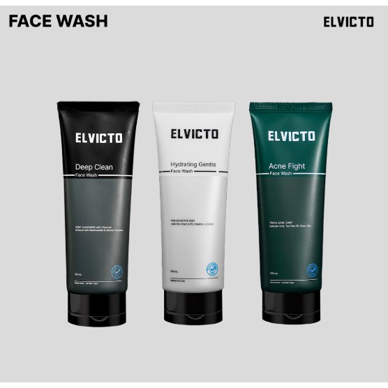 ELVICTO FACIAL WASH Bright Up / Deep Clean / Acne 100 ml