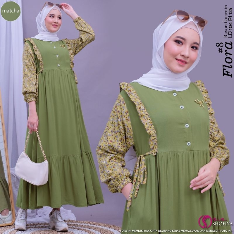 [BARU] GAURI • TIFANI BY SHOFIYA GAMIS MIDI DRESS BUSUI