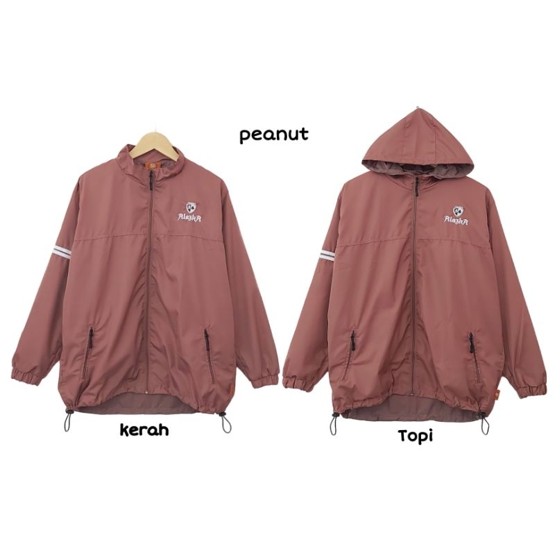 Jaket Olahraga/OUTDOOR/UNISEX/ld 120-130-150/parasut @didas/JUMBO