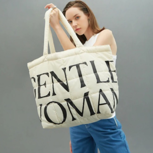 GENTLEWOMAN PUFFER BAG BIG SIZE TOTE BAG PREMIUM / TAS GENTLEWOMAN BANGKOK / TAS FASHION. / TAS LAPTOP / TOTE BAG KERJA