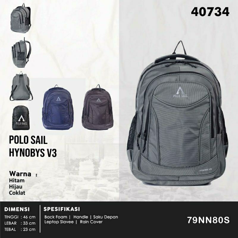 TAS RANSEL SEKOLAH ORIGINAL BY POLOSAIL HYNOBYS V3 40734