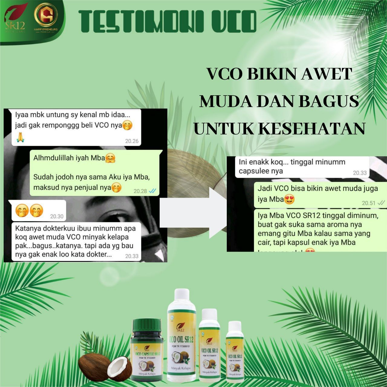 BIG SALE Virgin Coconut Oil VCO 100ml - Minyak Kelapa Murni 100% Menyuburkan rambut | Meningkatkan metabolisme dan kesehatan pencernaan | Makeup waterproof dan banyak lagi.