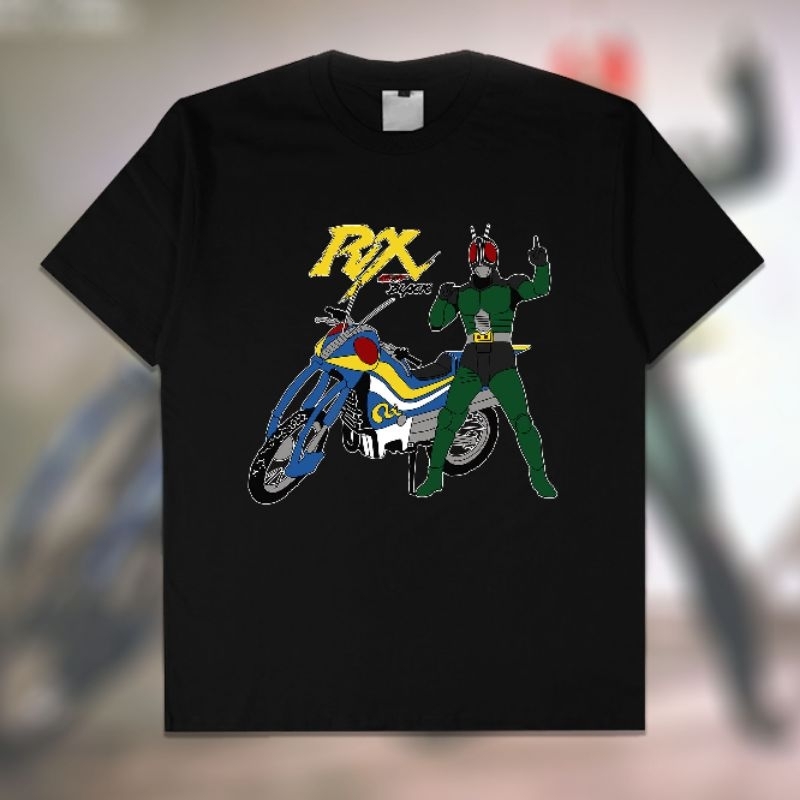KAOS BAJA HITAM KAMEN RIDER RX