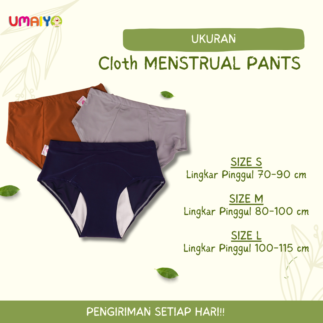 Belle Oz Cloth Menstrual Pants - Celana Menstruasi Pembalut Wanita Cuci Ulang