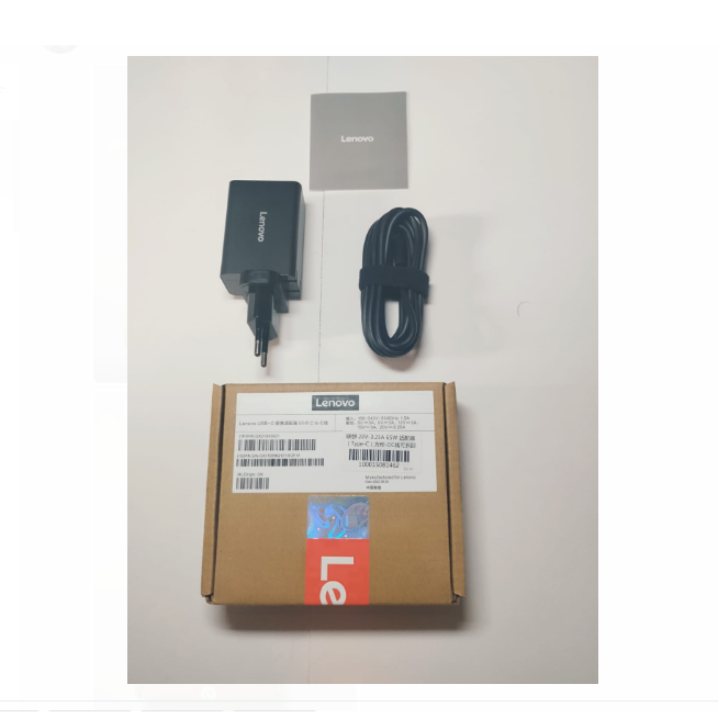 Mini Portable Adaptor Charger Lenovo Thinkpad Type C 65Watt Original
