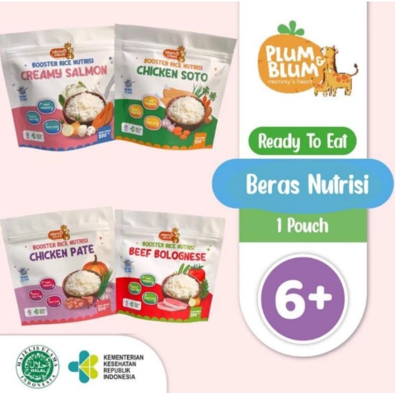 Beras BB Booster Plum &amp; Blum (Single protein)