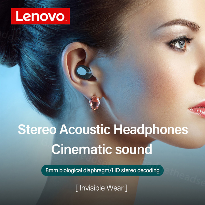 100% Ori Lenovo XT91 TWS Earphone Heatset Bluetooth 5.0 Mini Earbuds Noise Reduction Mendukung Android/IOS