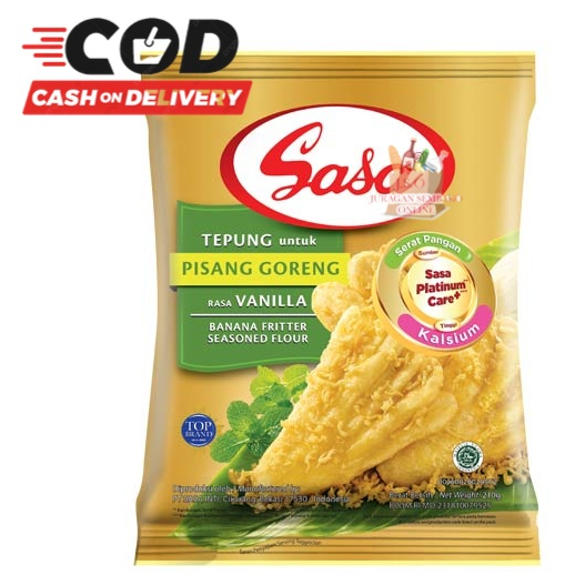 

(JSO) SASA Tepung Pisang Goreng Vanilla 210gr / banana fritter seasoned flour / tepung pisang sasa