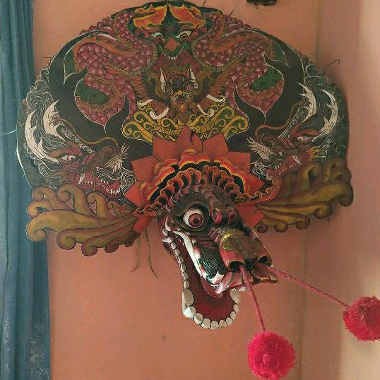 barongan pentas model jowoan jawa timur reog kepala & jamang