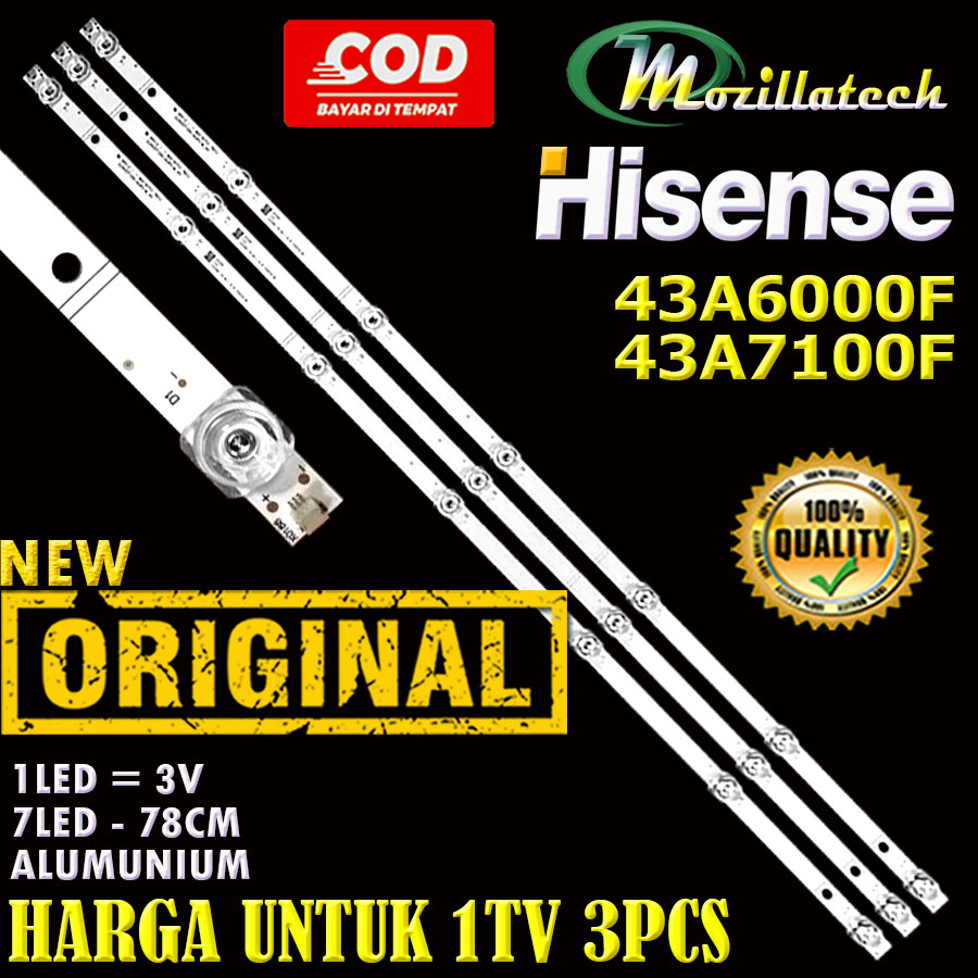 BACKLIGHT HISENSE 43 43A6000F 43A7100F 43A6000 43A7100 JL.D42571330-003AS-M-V01
