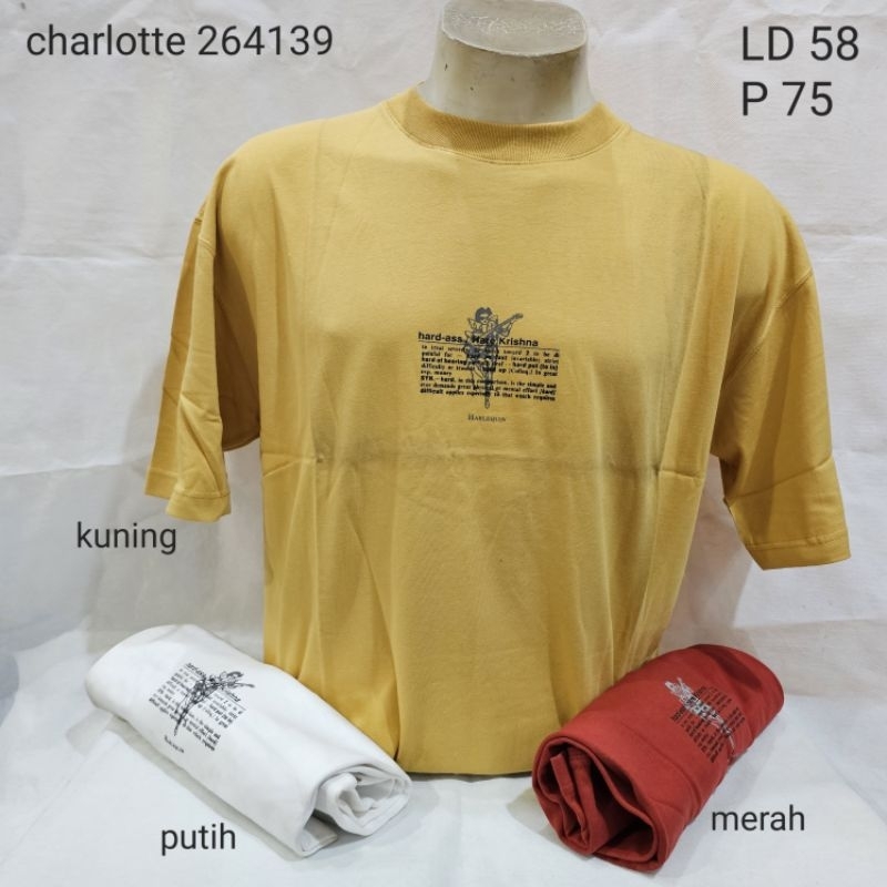 kaos oblong pria cowok merah putih kuning motif gambar murah obral cuci gudang charlotte 139
