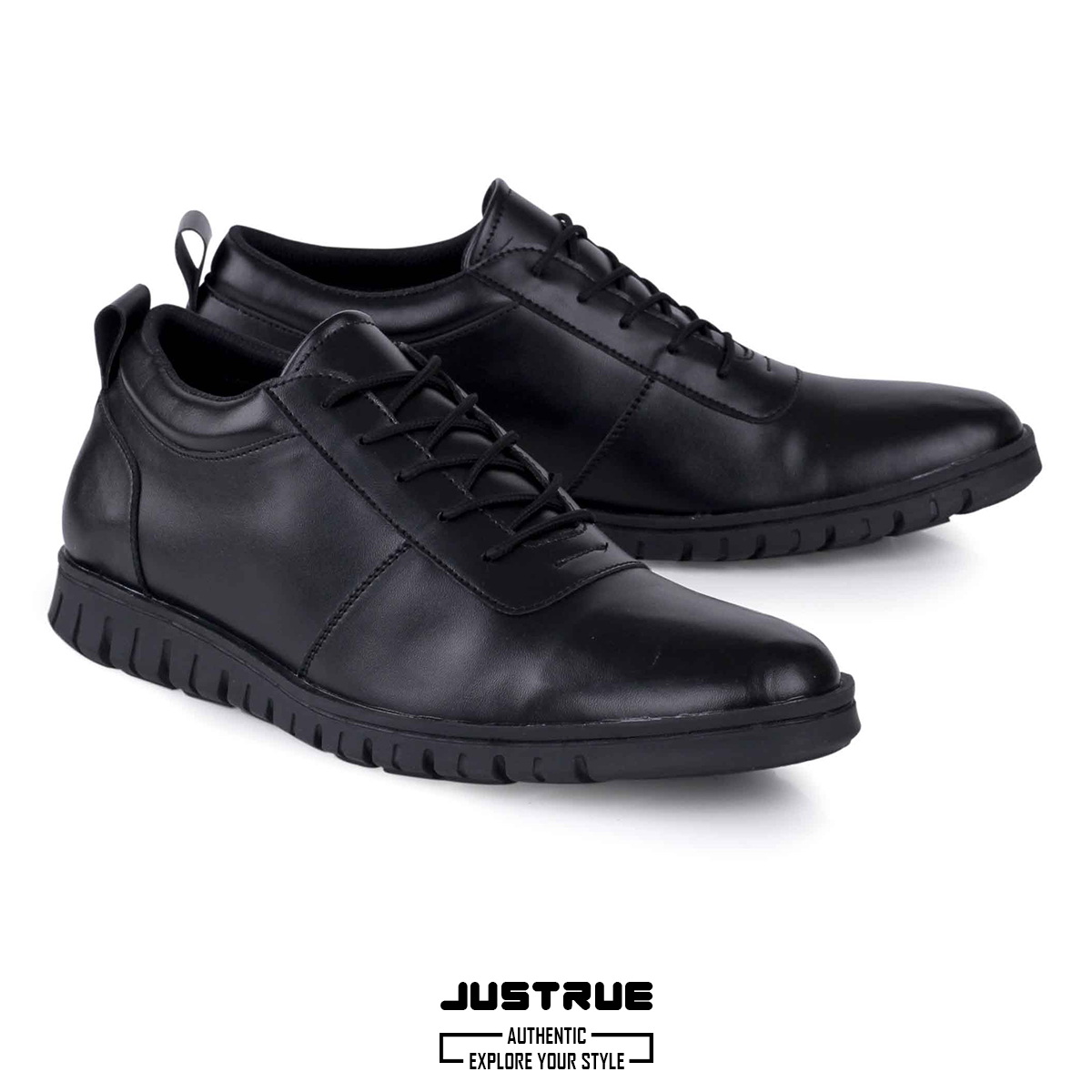 Sepatu Pria Casual Formal Hitam Sepatu Oxford Pria 381