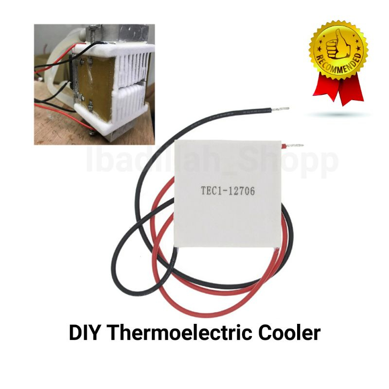 Peltir TEC1 12706 Termoelektrik Plat Keramik Alat Pendingin Sensor CPU Thermoelectric Cooler Peltier