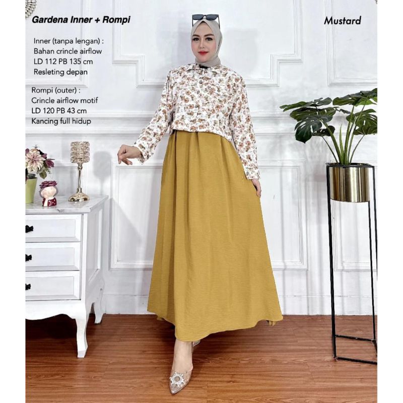 Gamis AirFlosw rompi - Gardena rompi //JF1222