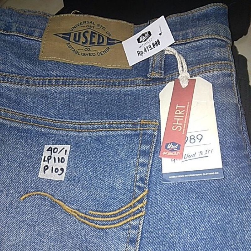 celana jeans GET USED Size 40