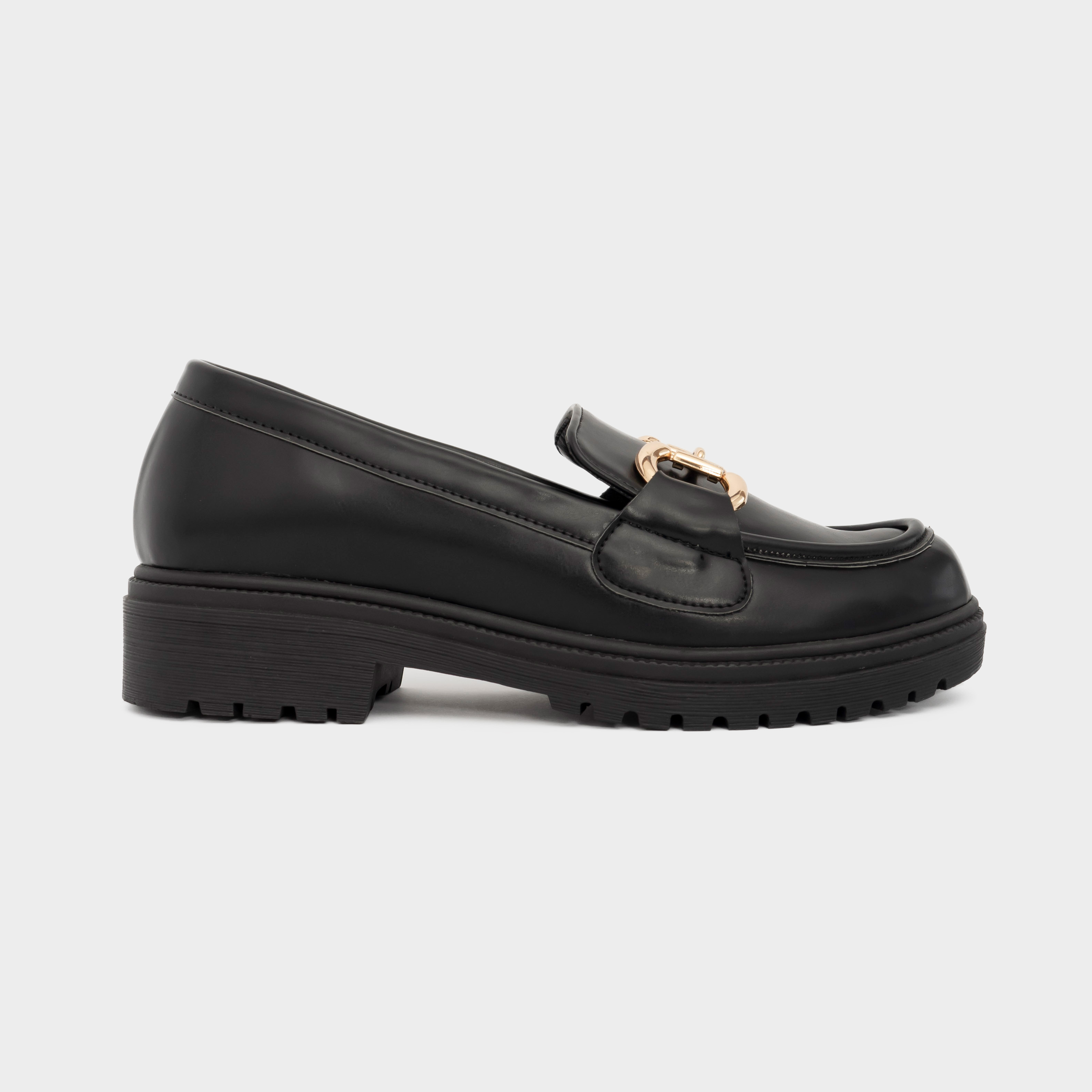 Dianable - Gretha Loafers Shoes (Black - Beige - Monochrome)