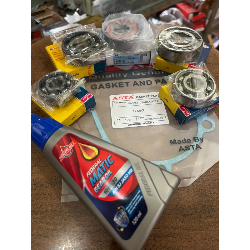 PAKET BEARING GEAR BOX ( LAHER GEAR BOX ) NMAX OLD / AEORX OLD / LEXI