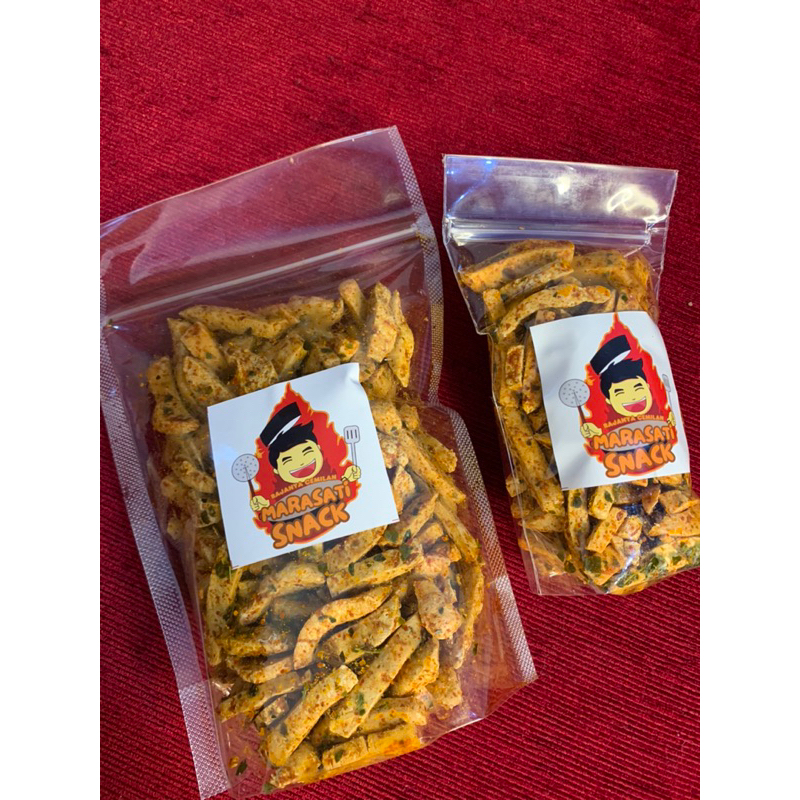 

Basreng Pedas Nampol Daun Jeruk (250gr)/Basreng murah viral