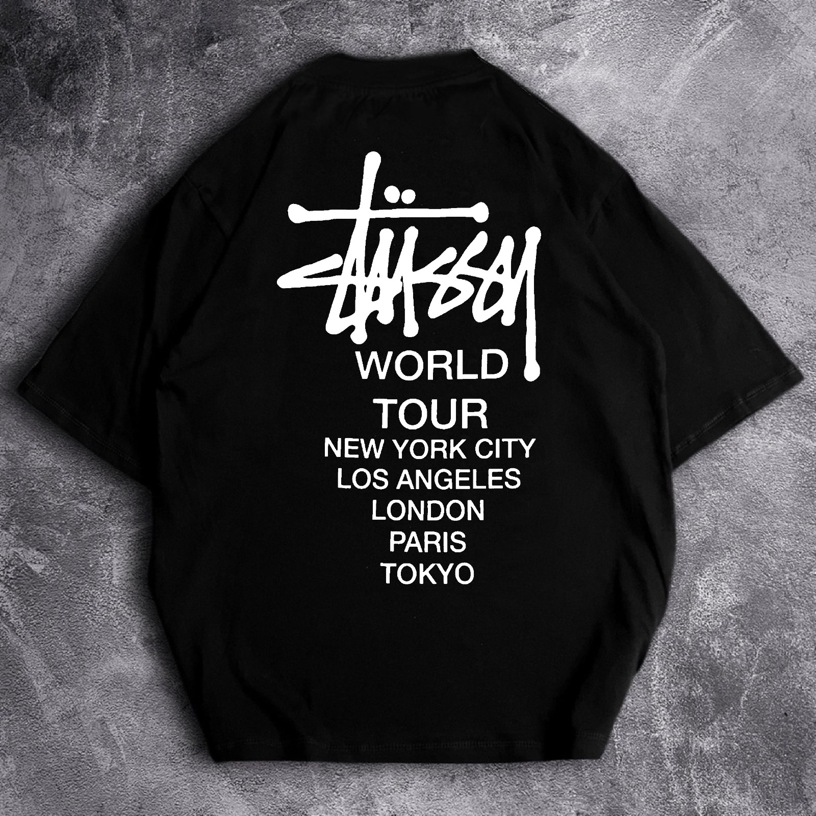 GSC - Kaos Oversize Sttusy WORLD TOUR // Kaos Oversize Terbaru