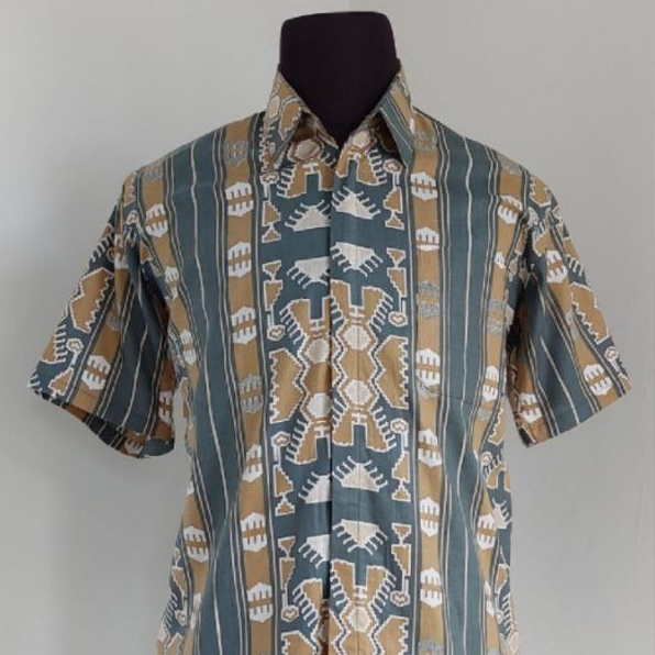 Baju Batik Wanita Modern Atasan Blouse Batik Kerja Kantor Wanita Seragam Batik M L XL XXL