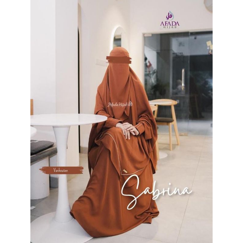 sabrina by afada gamis set cadar bandana