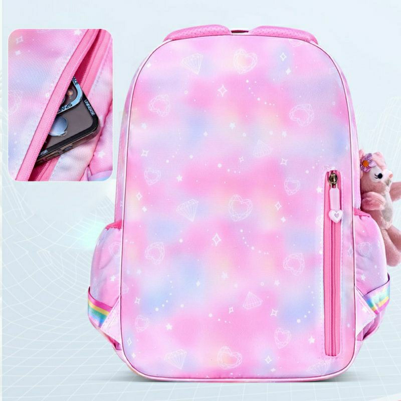 Tas Ransel Backpack Anak Sekolah SD Perempuan Princess Model Kulkas