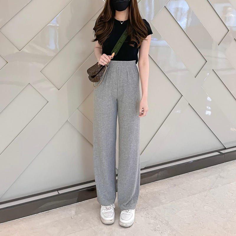 CELANA KULOT KNIT PANTS HORNIT ( YNS)