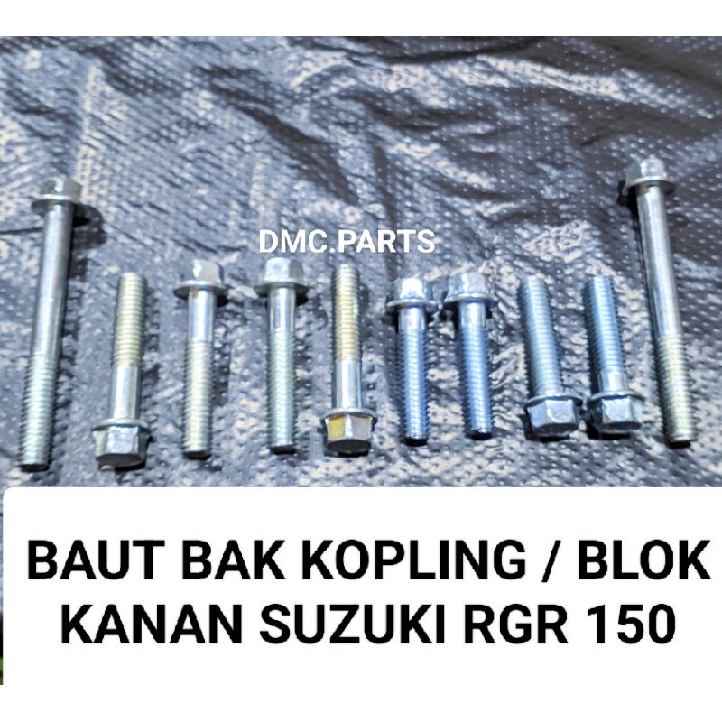 BAUT BAK KOPLING / BLOK KANAN SUZUKI RGR 150 RGR150. (K8) Kunci 8