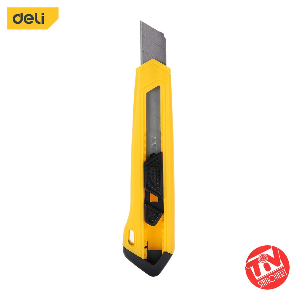 

Cutter Deli Utility Knife Besar (18 mm) SK5 (Yellow)