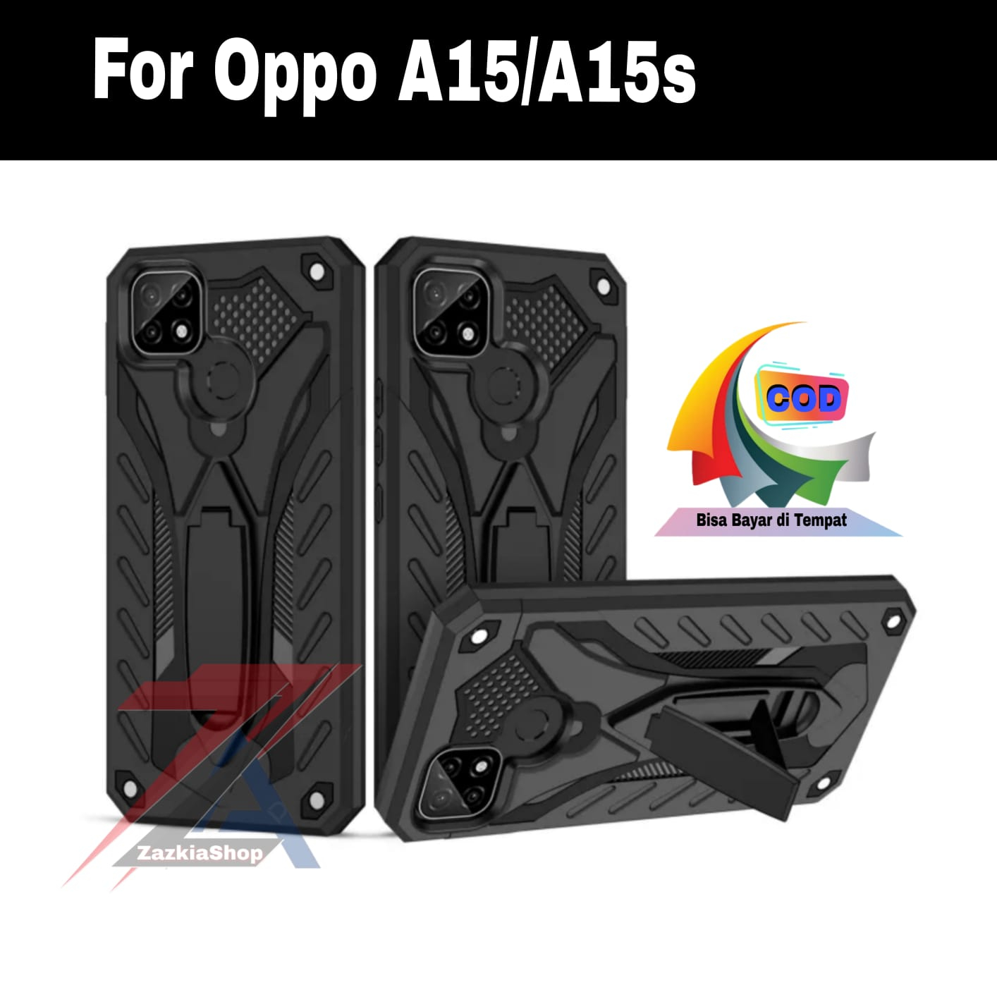 FOR ( OPPO A15/A15S) Casing/Hardcase Phantom Robot Kick StandingV