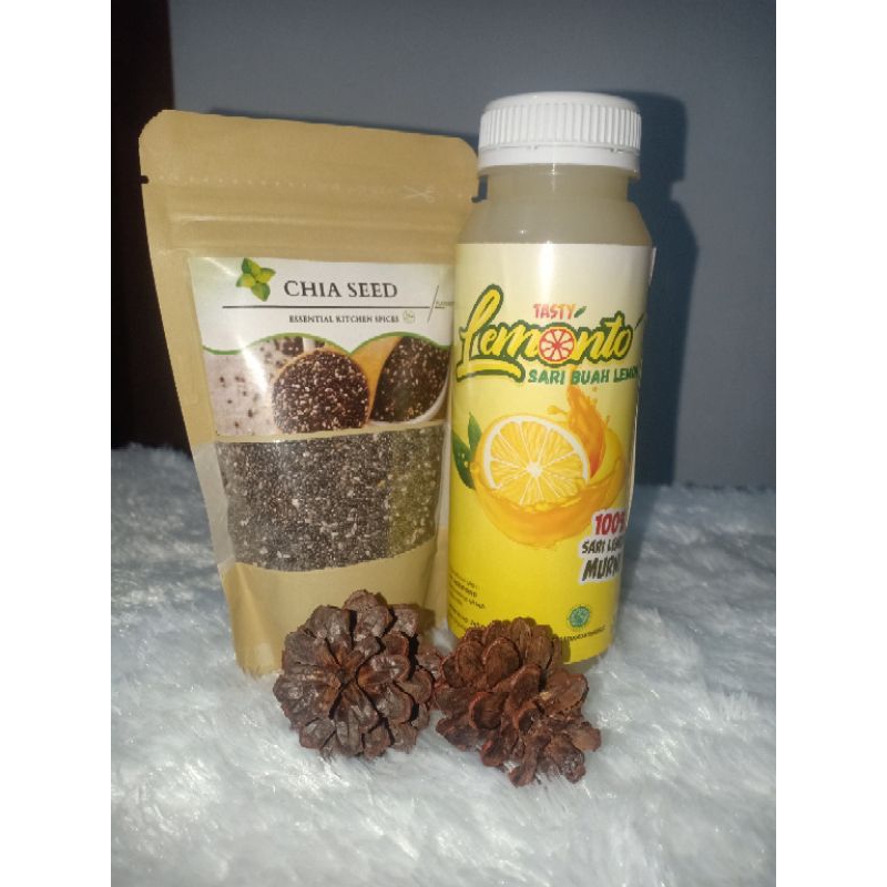 

paket hemat sari lemon diet+chiaseed|sarilemondietmurah|chiaseedmurah|chiaseed100gram|lemonto250ml