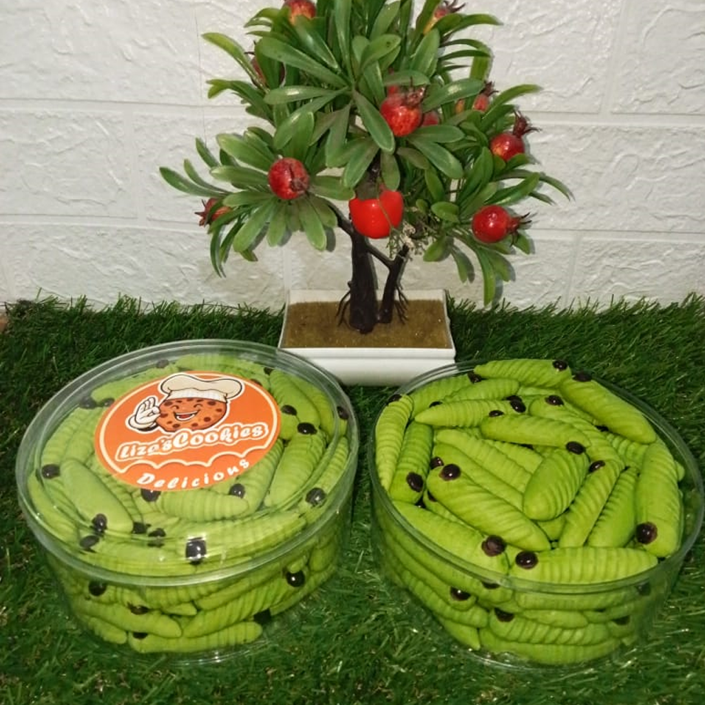 

Kue Ulat Daun | Fresh Homemade by Liza's Cookies