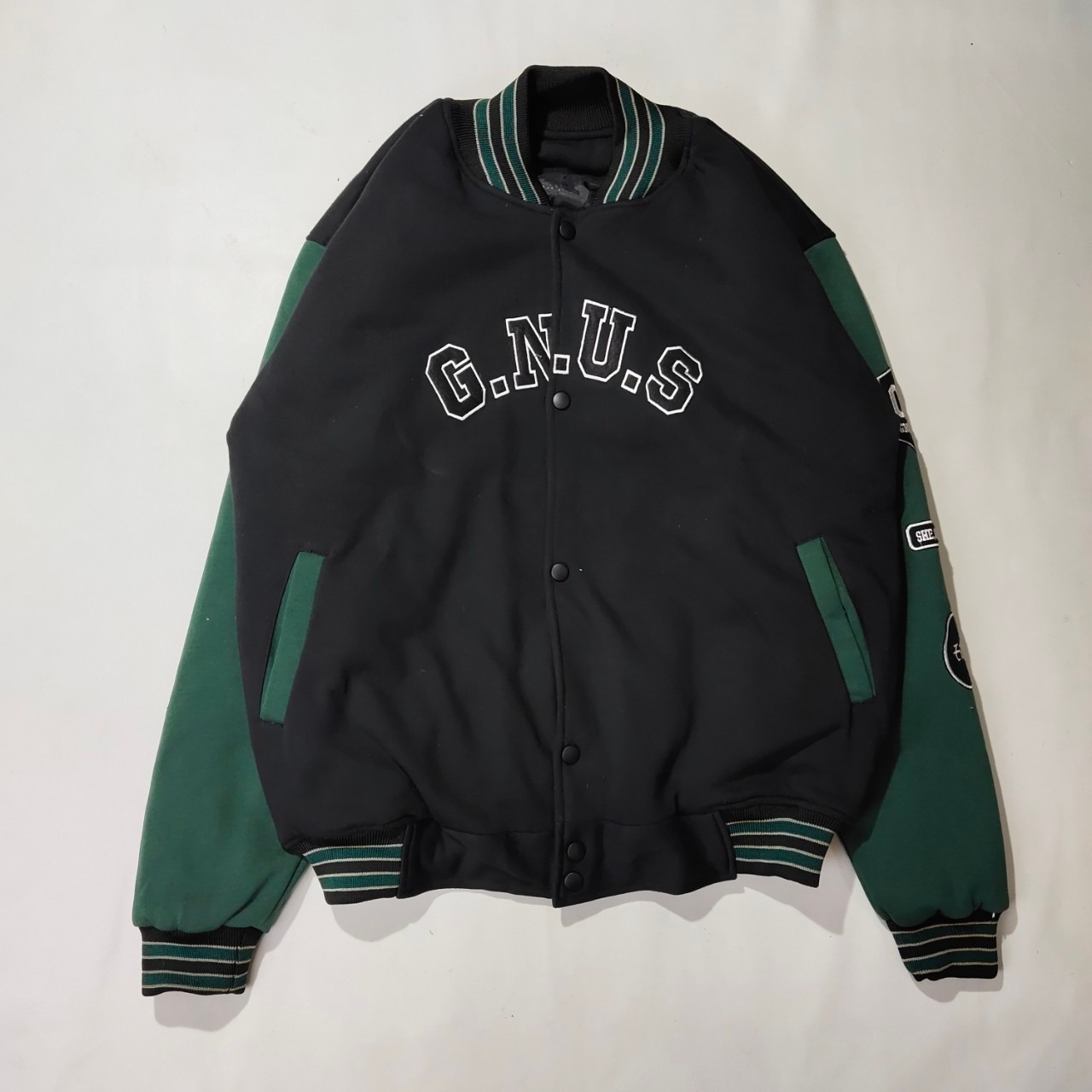 JAKET VARSITY BASEBALL VINTAGE PRIA WANITA SALVIO HEXIA NEW ARTICLE