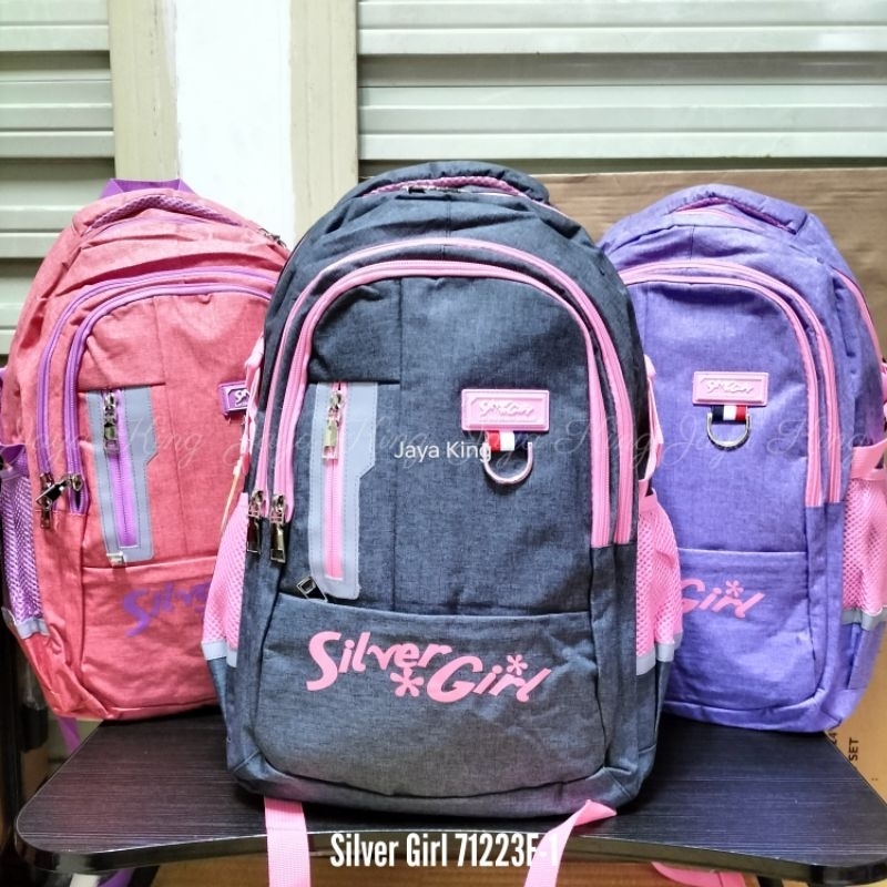 Ransel Silver Girl by Alto Tas Sekolah Anak Perempuan Remaja Ukuran Besar