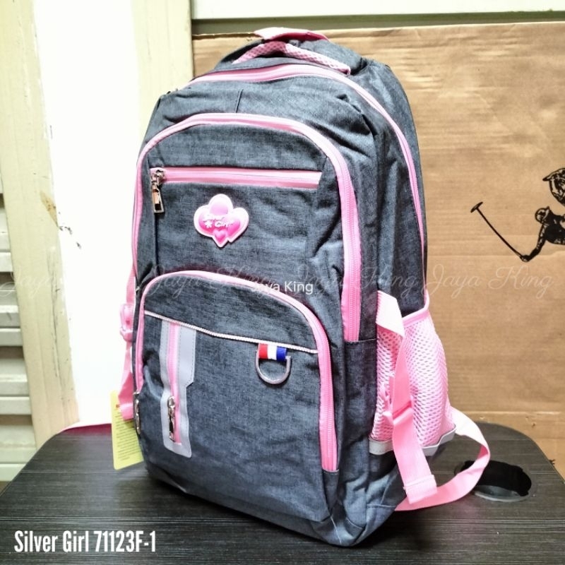 Ransel Silver Girl by Alto Tas Sekolah Anak Perempuan Remaja Ukuran Besar
