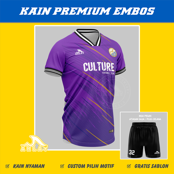 JERSEY FUTSAL ARLAY KEREN - BAJU SEPAKBOLA BADMINTON PRINTING CUSTOM GRATIS LOGO NAMA NO PUNGGUNG WA