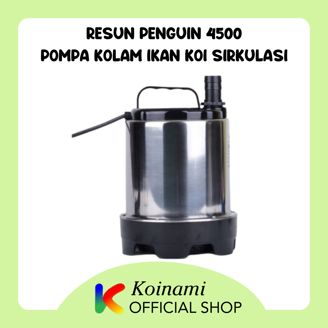 RESUN PENGUIN 4500 / pompa kolam ikan koi sirkulasi air aquarium aqua scape / arwana