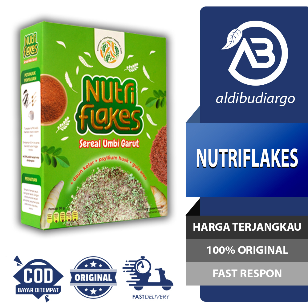 

NUTRIFLAKES SEREAL UMBI GARUT NUTRI FLAKES 280 GRAM
