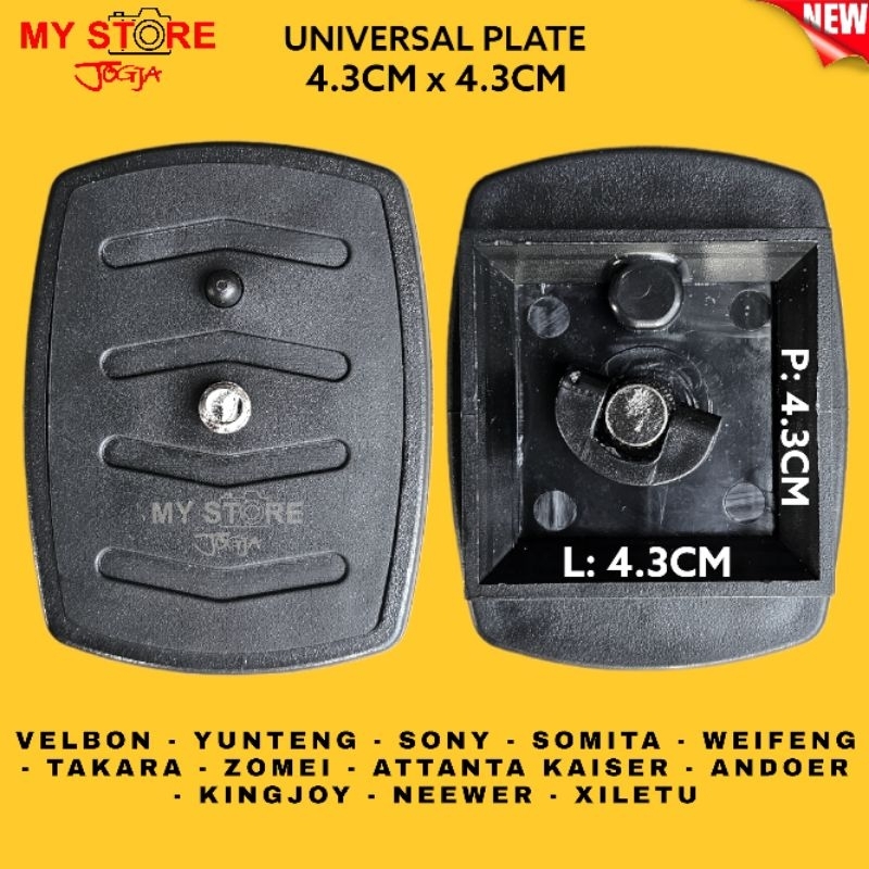Quick Release Plate Tripod Excell EX-283 EX283 EX-381 ex381 Xiletu VT-234 SL 3600 SL-234 SL-203 Jinf